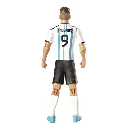 Figura articulada de Julián Álvarez con la camiseta de Argentina y un balón - 4