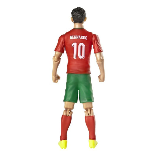 Figura articulada de Bernando Silva con la equipación de Portugal y un balón - 3