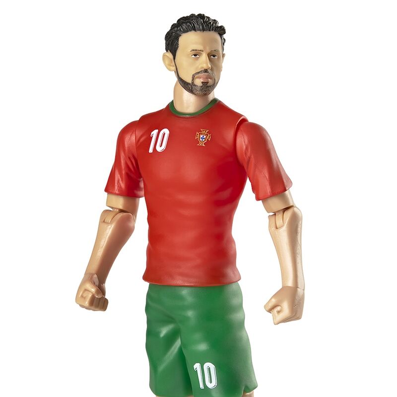 Figura articulada de Bernando Silva con la equipación de Portugal y un balón - 4