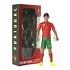 Figura articulada de Joao Felix con la equipación de Portugal y balón