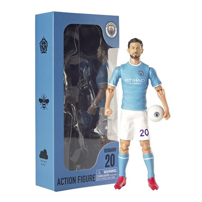 Figura articulada de Bernardo Silva con equipación del Manchester City