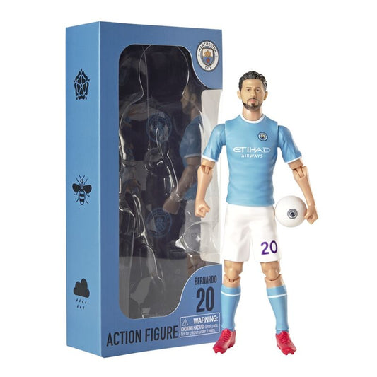 Figura articulada de Bernardo Silva con equipación del Manchester City