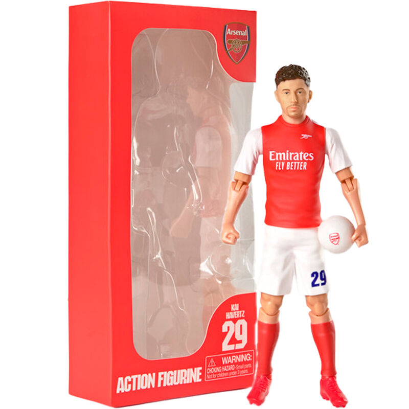 Figura articulada de Kai Havertz con equipación del Arsenal y balón
