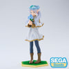 Figura de Frieren Flower Garden con flores azules y base verde