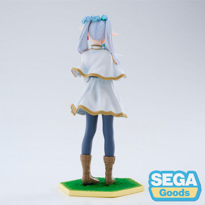 Figura de Frieren Flower Garden con flores azules y base verde - 3