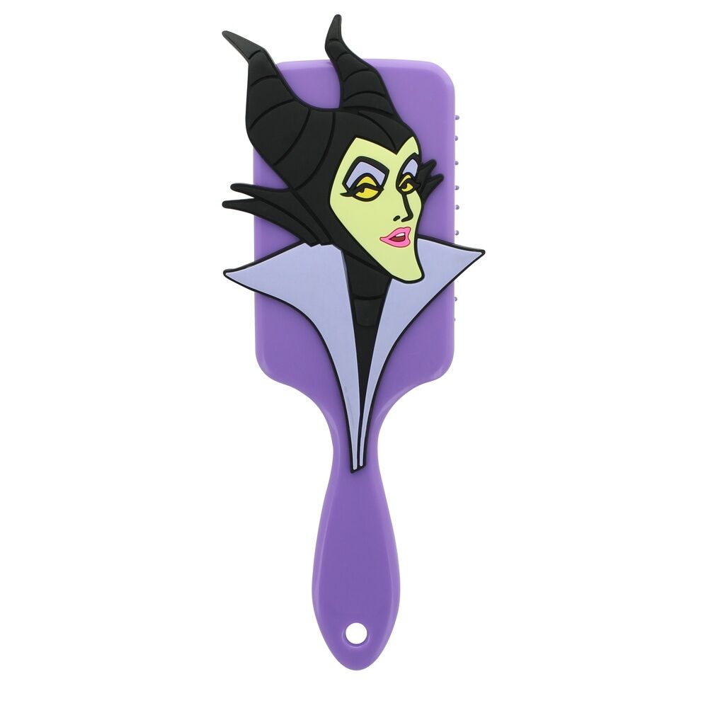Cepillo de pelo 3D morado de Maléfica Disney Villains - 2