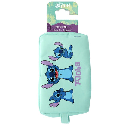 Neceser turquesa Disney Stitch con estampado Aloha - 2