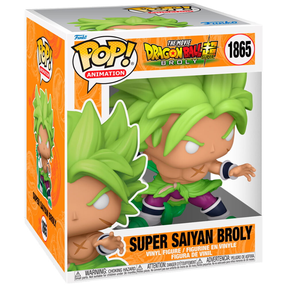Figura Funko POP! de Broly Super Saiyan con cabello verde - 2