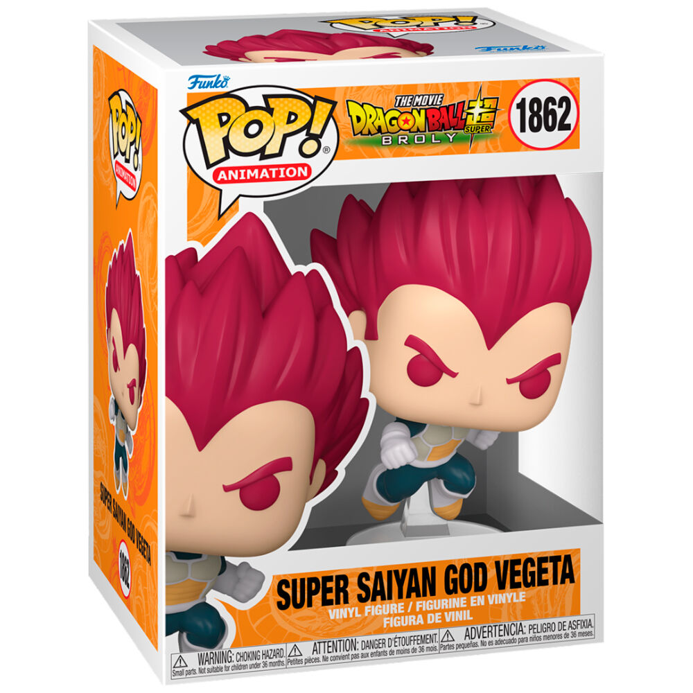 Figura Funko POP! de Vegeta Super Saiyan God con armadura saiyan - 2