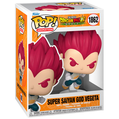 Figura Funko POP! de Vegeta Super Saiyan God con armadura saiyan - 2