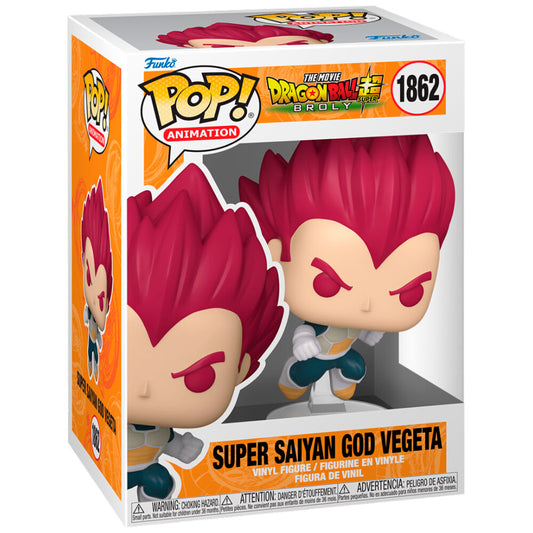 Figura Funko POP! de Vegeta Super Saiyan God con armadura saiyan - 2