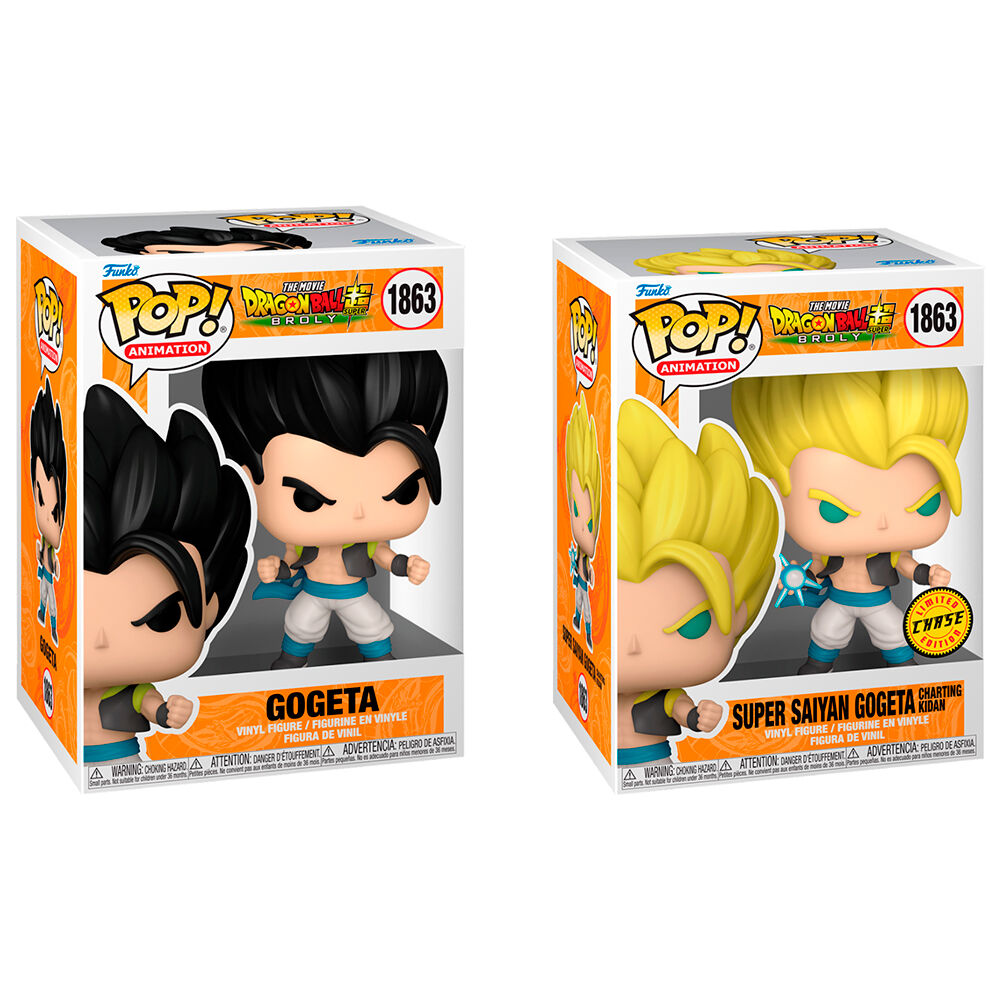 Figuras Funko POP! de Gogeta y Super Saiyan Gogeta Chase de Dragon Ball Super: Broly