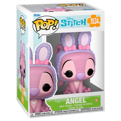 Figura Funko POP! Disney de Stitch Angel con orejas de conejo de Pascua - 2