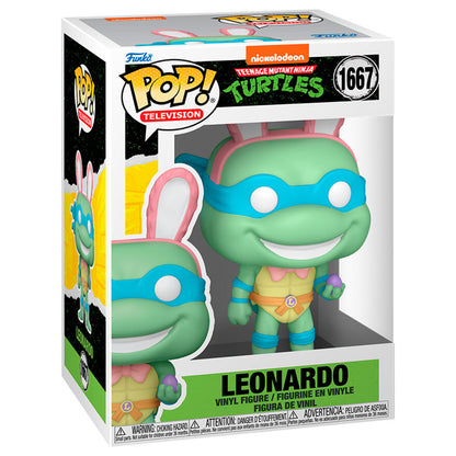 Figura Funko POP! de Leonardo de Tortugas Ninja con diseño de Conejo de Pascua - 2