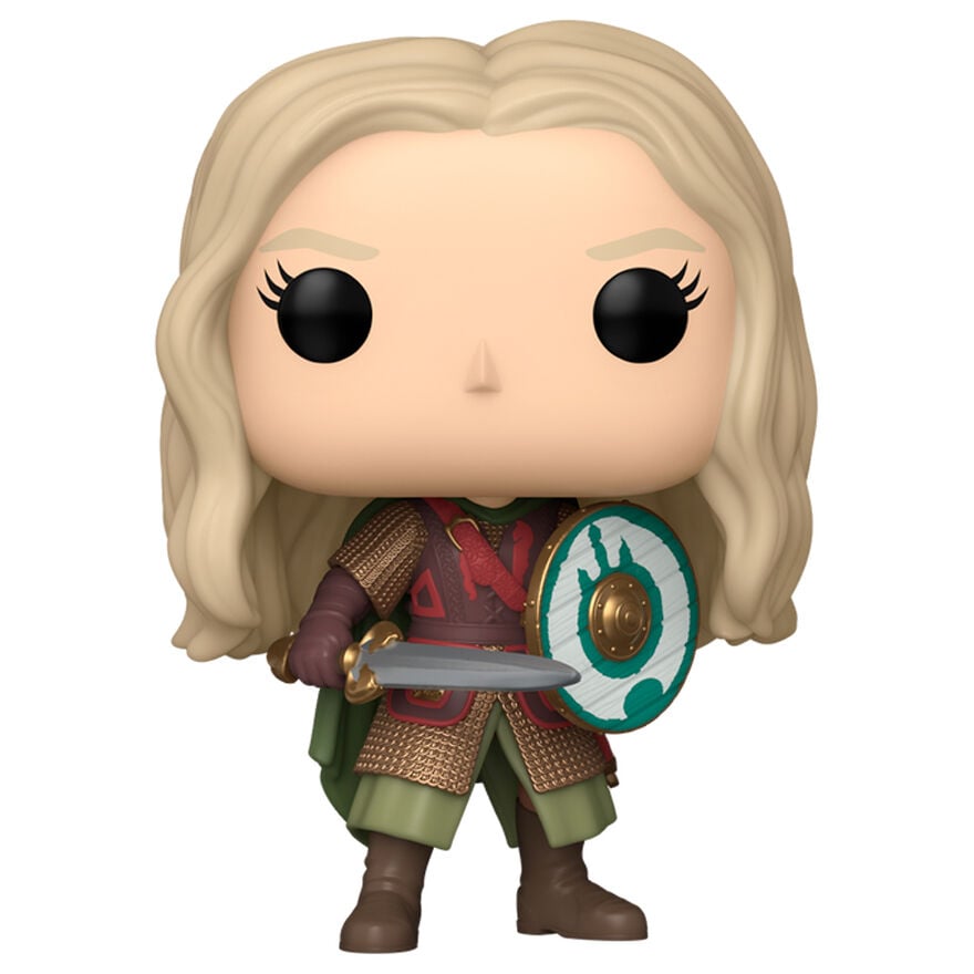 Figura FUNKO POP de Eowyn con espada y escudo