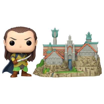 Funko POP Town de Lord Elrond con Rivendel