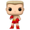 Figura Funko POP! de Ivan Drago con guantes y uniforme de boxeo rojo