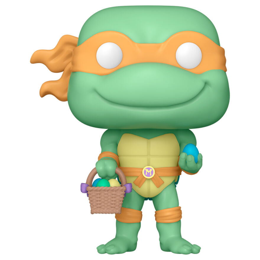 Figura Funko POP! de Michelangelo de Tortugas Ninja con cesta y huevos de Pascua