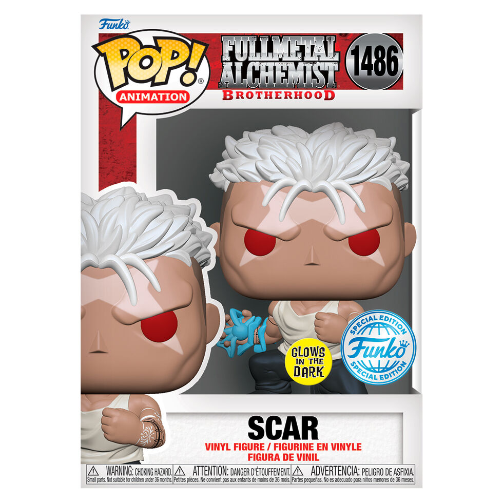 Figura Funko POP! de Scar #1486 de Fullmetal Alchemist Brotherhood