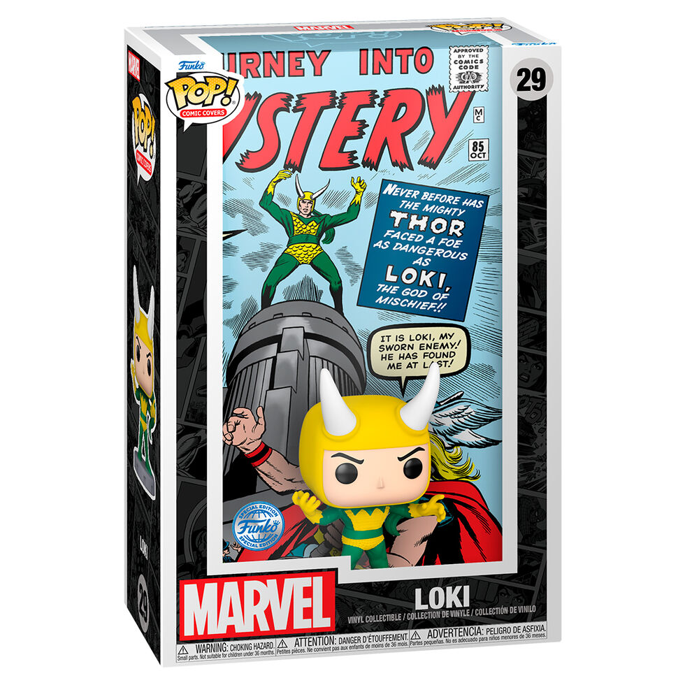 Figura Funko POP! Comic Covers de Loki Marvel Exclusive