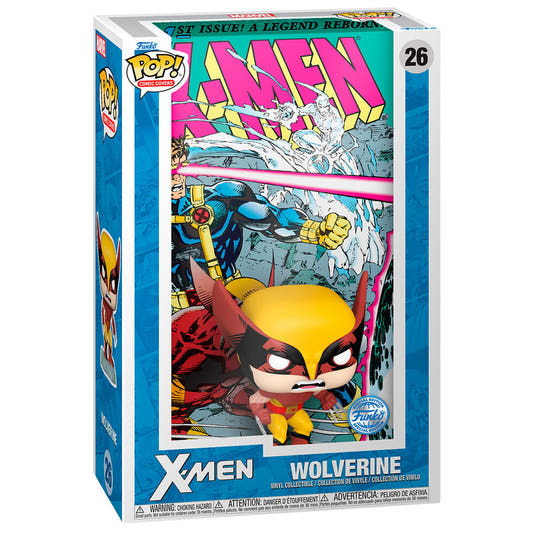 Figura Funko POP! Comic Covers de Wolverine X-Men en caja
