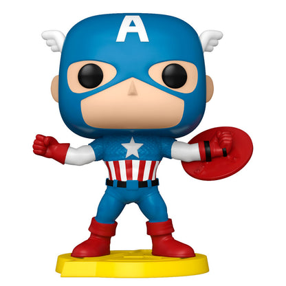 Figura Funko POP! Comic Covers de Capitán América con portada de Los Vengadores - 2