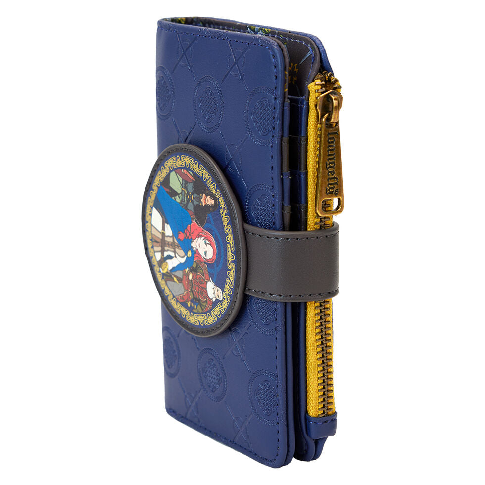 Cartera Loungefly azul de La Guerra de los Rohirrim con medallón frontal - 3