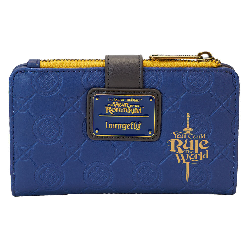 Cartera Loungefly azul de La Guerra de los Rohirrim con medallón frontal - 4