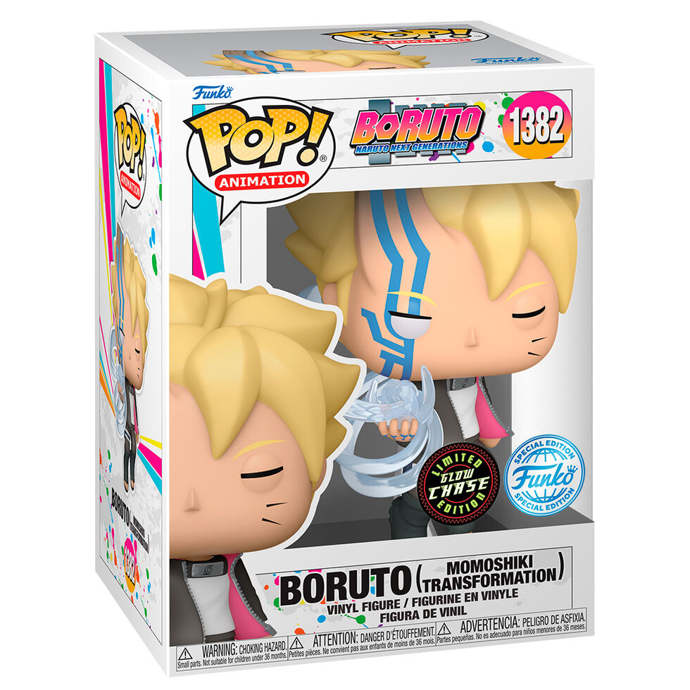 Figura Funko POP! de Boruto Momoshiki Transformation en caja - 3
