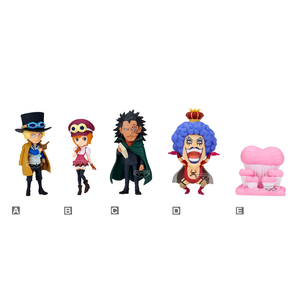 Figuras Banpresto One Piece Kamabakka Kingdom 01 en cinco diseños surtidos