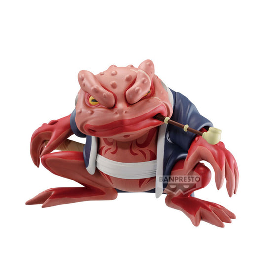Figura soft vinyl de Gamabunta de Naruto Shippuden en tonos rojizos