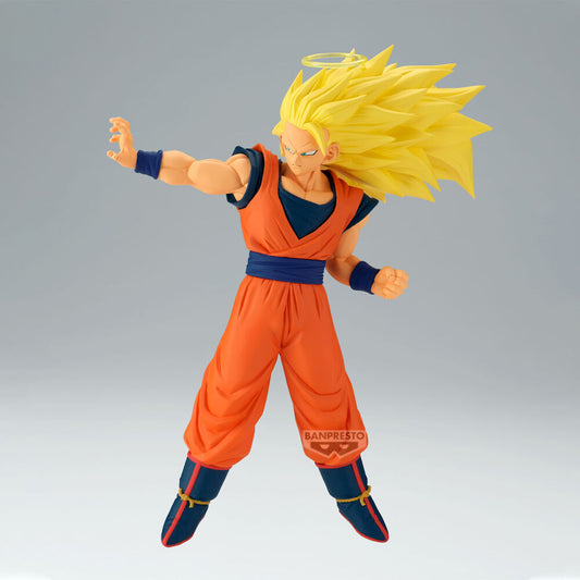 Figura Banpresto de Son Goku SSJ3 con halo y uniforme naranja - 2