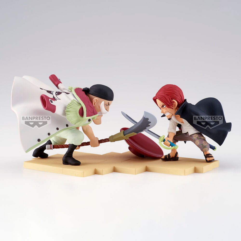 Figura Banpresto de Edward Newgate y Shanks enfrentados sobre una base - 2