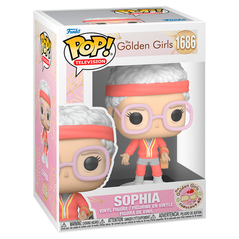 Figura FUNKO POP! Sophia de Las Chicas de Oro con gafas rosas y diadema roja - 2