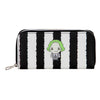 Cartera Beetlejuice Strips con rayas blancas y negras
