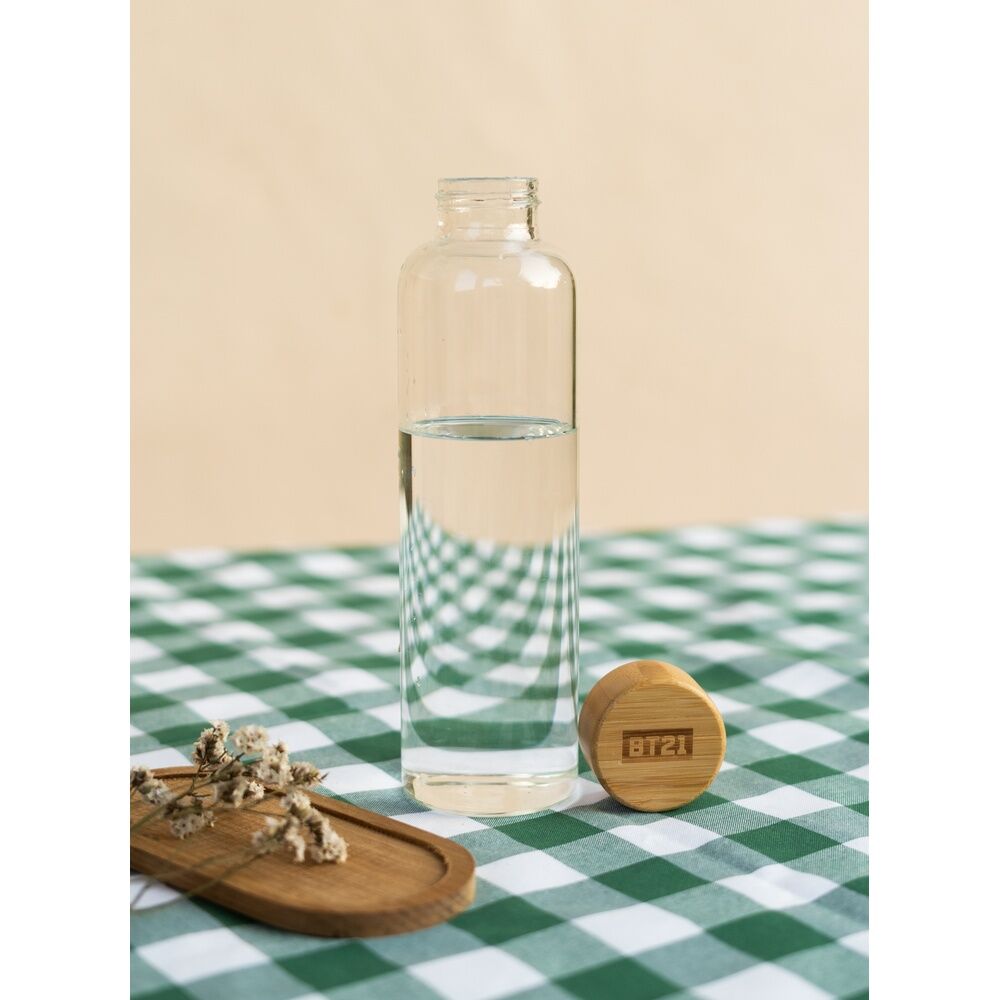 Botella de cristal BT21 RJ de 500 ml con funda ilustrada - 3
