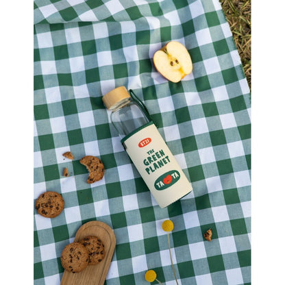 Botella de cristal Tata BT21 con funda de neopreno y tapón de bambú - 3