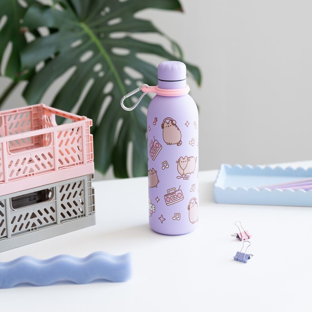 Botella lila de acero inoxidable Pusheen Moments de 500 ml - 5