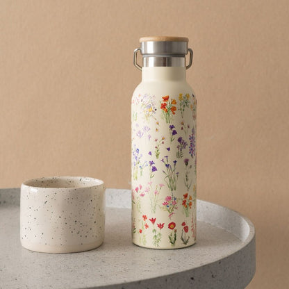 Botella ERIK Wild Flowers de acero inoxidable con estampado floral - 6