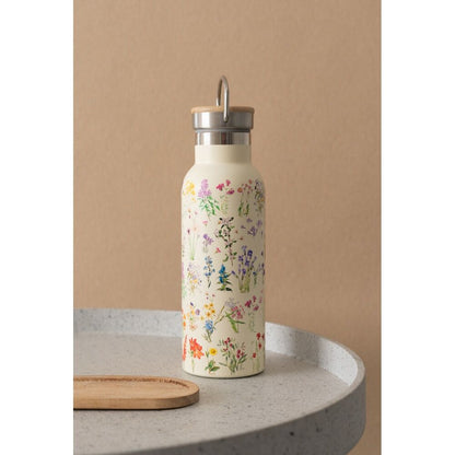 Botella ERIK Wild Flowers de acero inoxidable con estampado floral - 7
