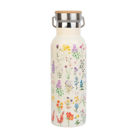 Botella ERIK Wild Flowers de acero inoxidable con estampado floral