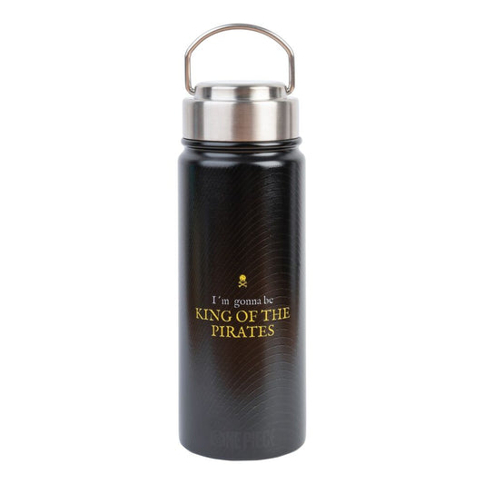 Botella negra de acero inoxidable One Piece de 500 ml - 3