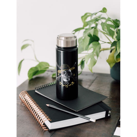 Botella negra de acero inoxidable One Piece de 500 ml - 4