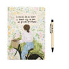 Set de cuaderno A5 floral y bolígrafo Ana Marin