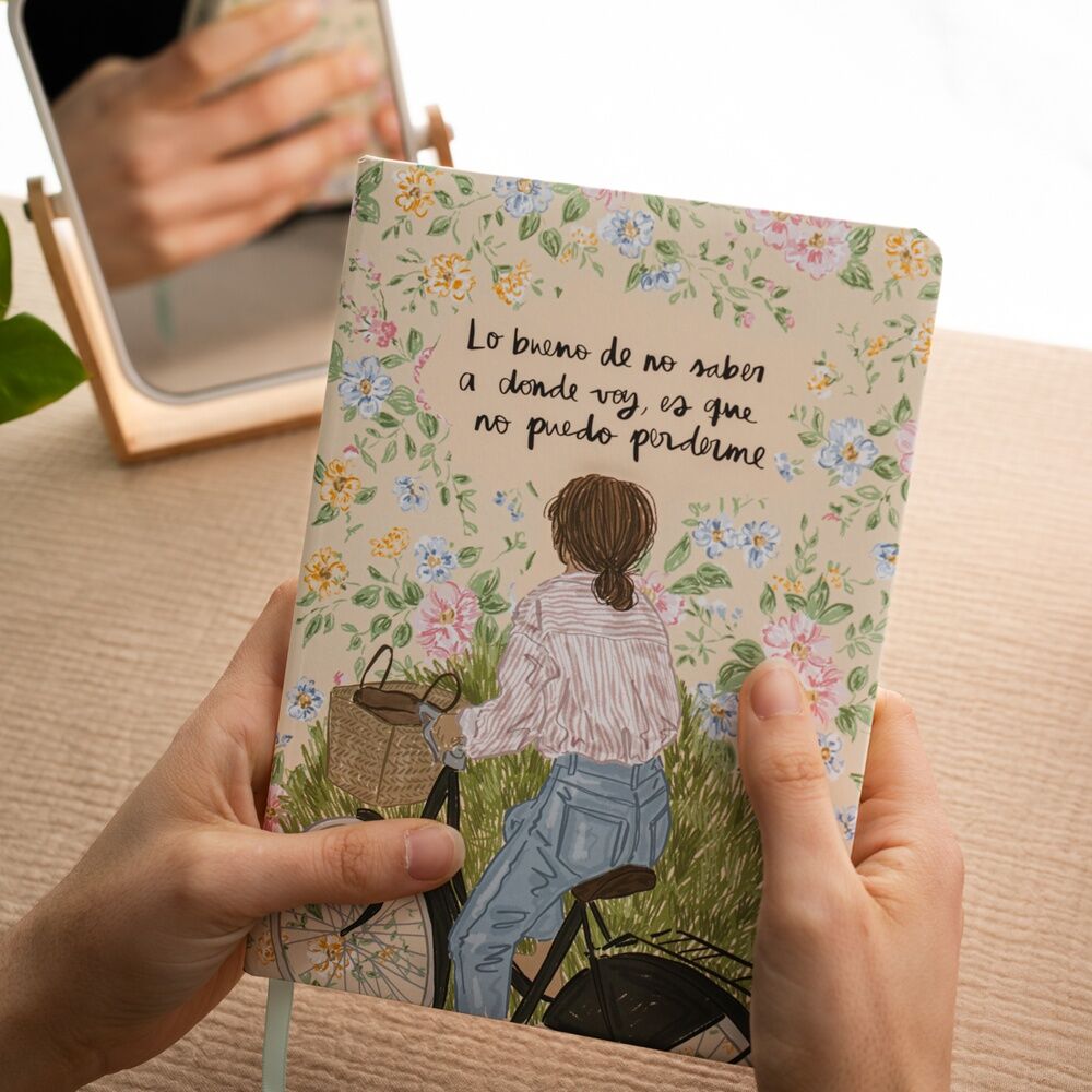 Set de cuaderno A5 floral y bolígrafo Ana Marin - 6