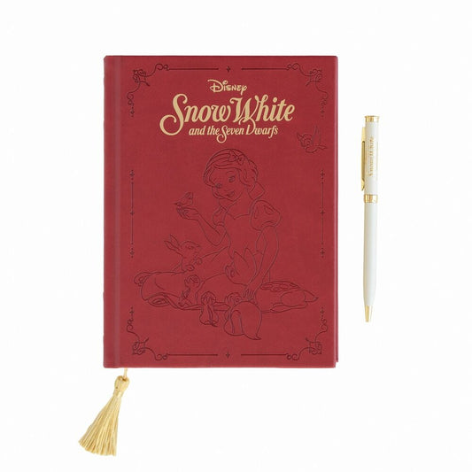 Set de cuaderno rojo y bolígrafo de Blancanieves Disney