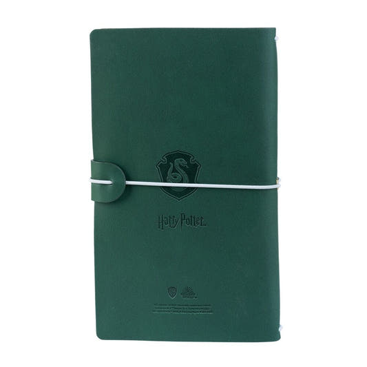 Cuaderno de viaje verde de Slytherin Harry Potter con banda elástica - 2