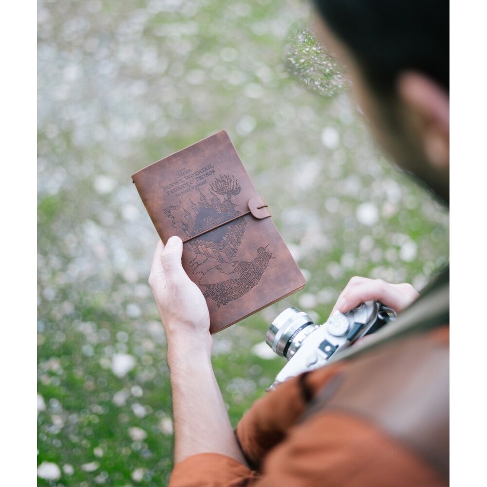 Cuaderno de viaje Harry Potter con diseño del Mapa del Merodeador - 3
