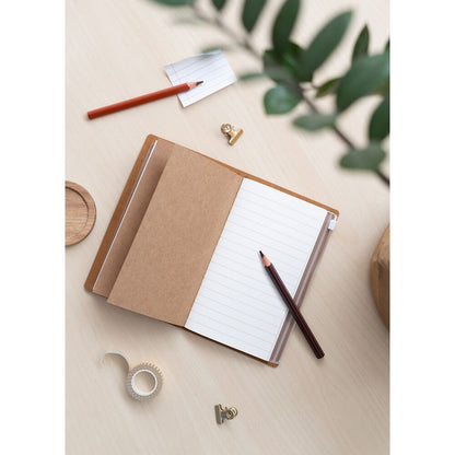 Cuaderno de viaje ERIK de El Señor de los Anillos con tapa marrón y cierre elástico - 3