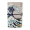 Cuaderno de viaje ERIK con diseño de La Gran Ola de Kanagawa de Hokusai